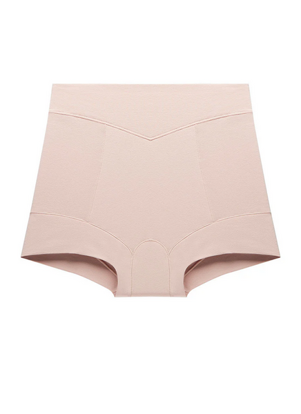 Pima Cotton Ultra High Rise Boyshort Champagne