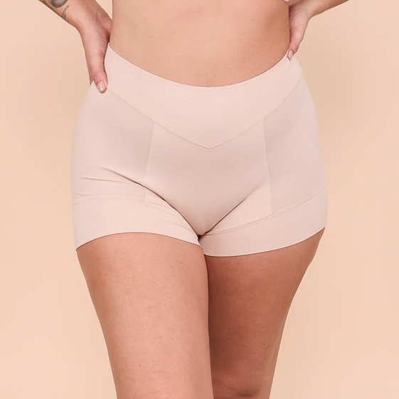 Pima Cotton Ultra High Rise Boyshort Champagne