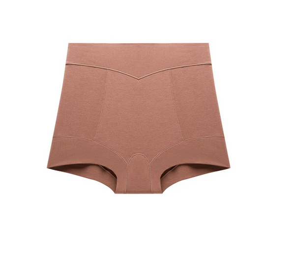 Pima Cotton Ultra High Rise Boyshort Amber