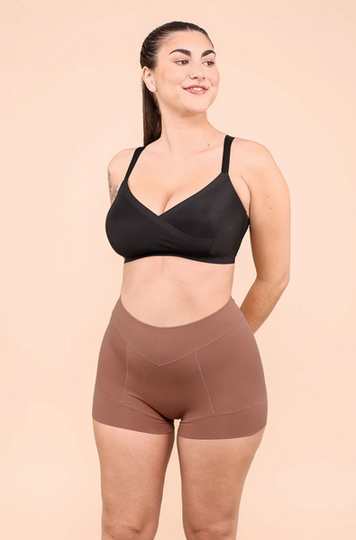 Pima Cotton Ultra High Rise Boyshort Amber