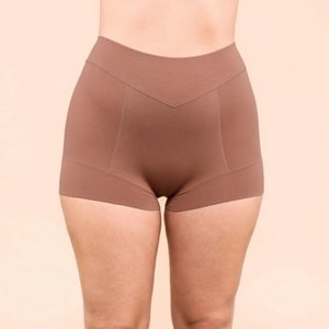 Pima Cotton Ultra High Rise Boyshort Amber