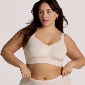 Beyond Wirefree Bra Champagne Ginkgo