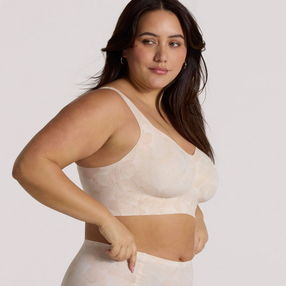 Beyond Wirefree Bra Champagne Ginkgo