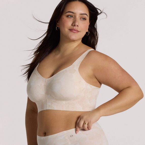 Beyond Wirefree Bra Champagne Ginkgo