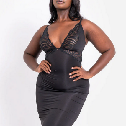 After Hours Slip Dress SN025326 Black