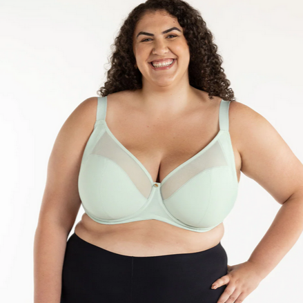 Cooling FlexWire Unpadded Full  Bra Jade