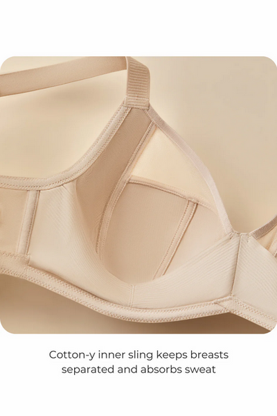 Cooling FlexWire Unpadded Full  Bra Champagne