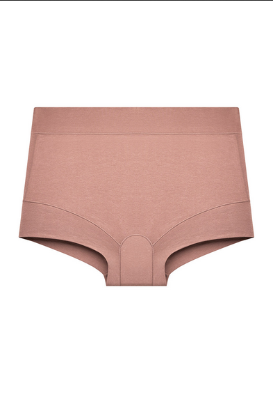 Pima Cotton Mid Rise Boyshort Amber