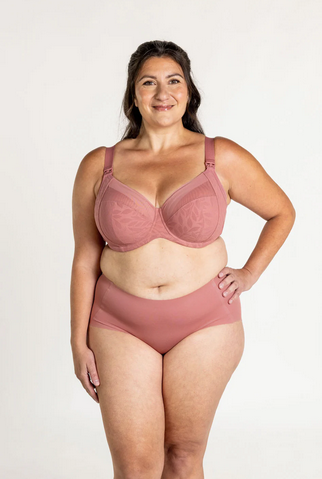 Cora Flexwire Nursing Bra Dark Rose