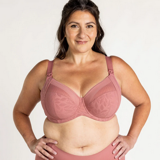 Cora Flexwire Nursing Bra Dark Rose