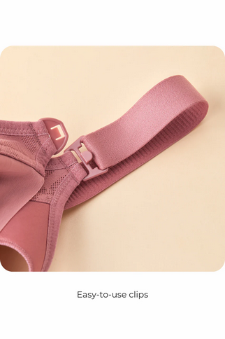 Cora Flexwire Nursing Bra Dark Rose