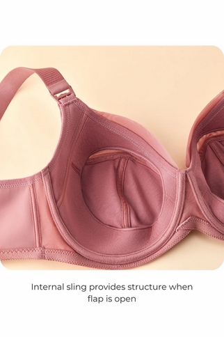 Cora Flexwire Nursing Bra Dark Rose