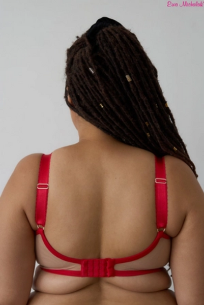FB PL Walentyna Full Bust Plunge Red