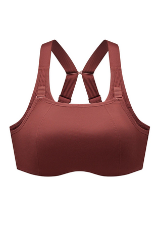 Pulse FlexWire Sports Bra Merlot