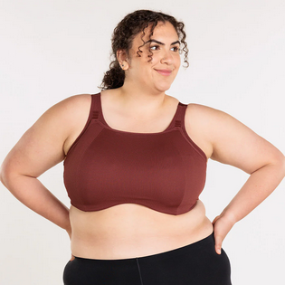 Pulse FlexWire Sports Bra Merlot