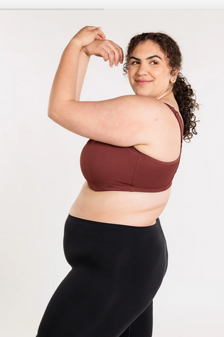 Pulse FlexWire Sports Bra Merlot