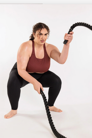 Pulse FlexWire Sports Bra Merlot