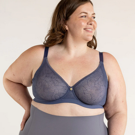 Zoe Seamless Full Cup Crown Blue