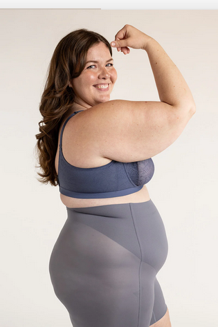 Zoe Seamless Full Cup Crown Blue