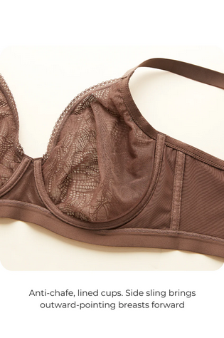 Zoe Seamless Full Cup Crown Blue