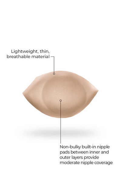 Peek-Proof Contour Plunge Bra Mocha