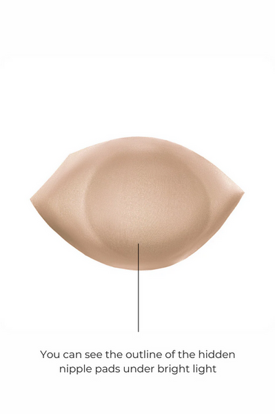 Peek-Proof Contour Plunge Bra Mocha