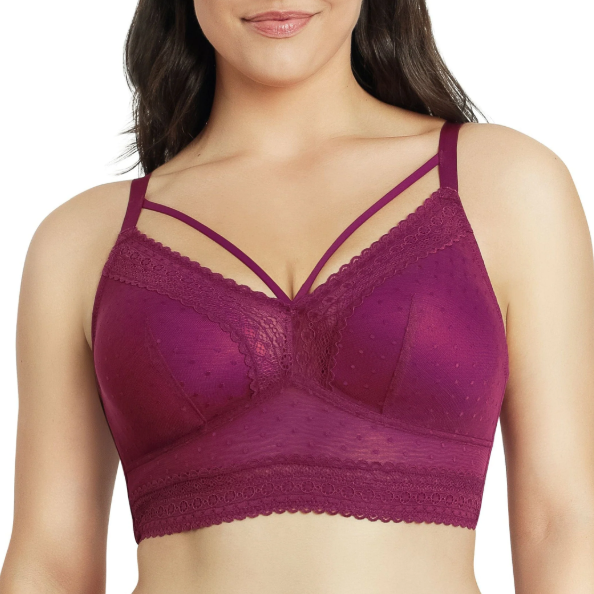 Mia Lace Bralette P5951 Blackberry