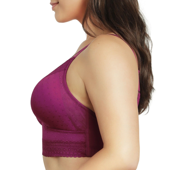 Mia Lace Bralette P5951 Blackberry