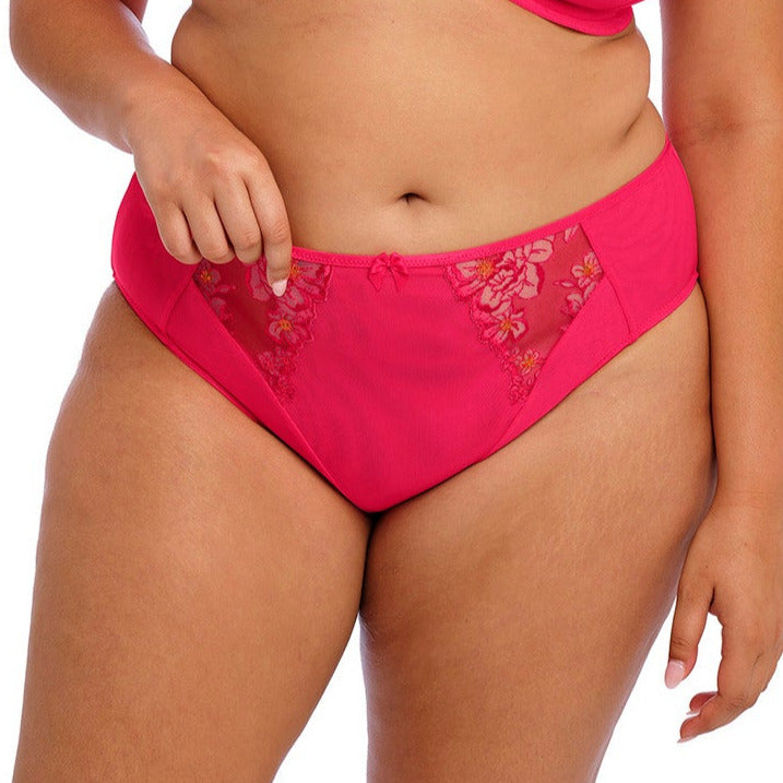 Teagan High Leg Brief EL302653 Azalea