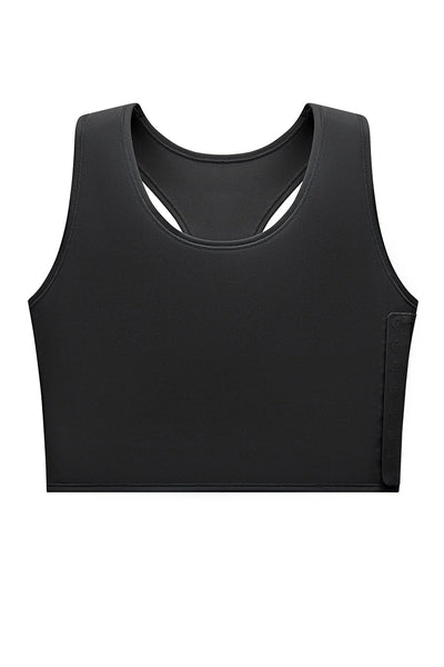 Adjustable Chest Binder Black