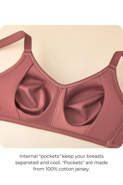 Cooling Wireless Unpadded Deep Crimson