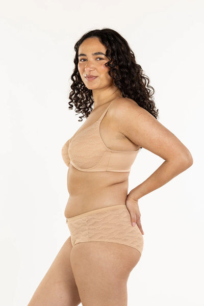 Malou Seamless Demi Champagne