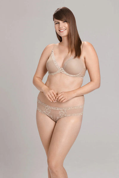 Feathers Tshirt Plunge 730023 Cafe