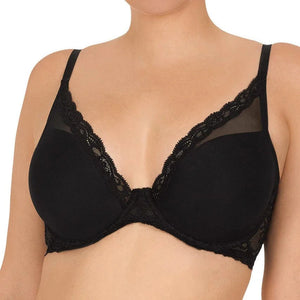 Feathers Tshirt Plunge 730023 Black