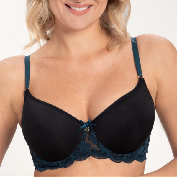 Scarlett Tshirt A460 Black/Azure