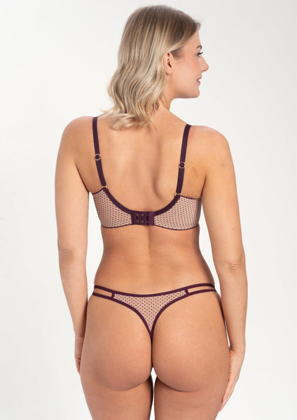 Silvia Balconette A143 Aubergine