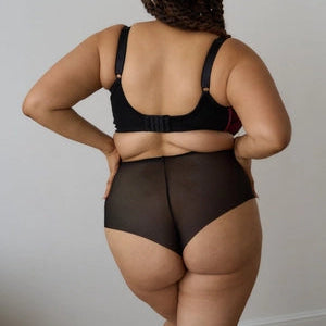 Rose Gold High Brief Black/Pink