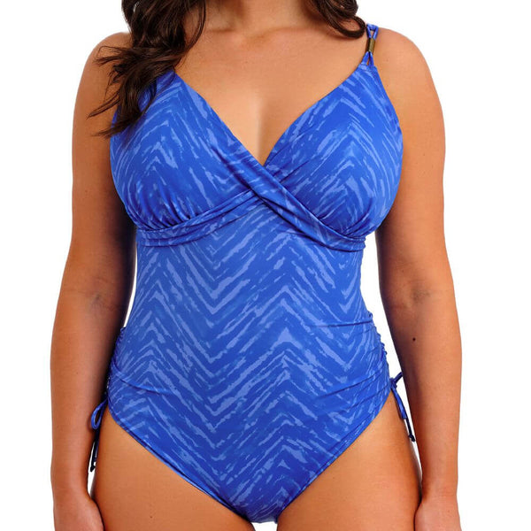 Punta Mita Plunge Swimsuit FS505539 Sapphire
