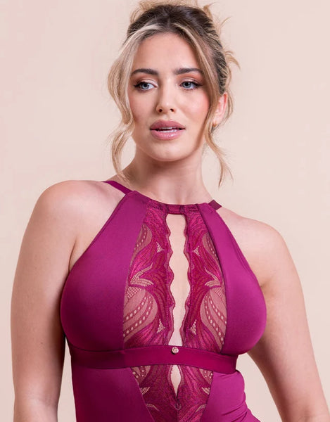 Indulgence Bodysuit ST010704 Berry Purple