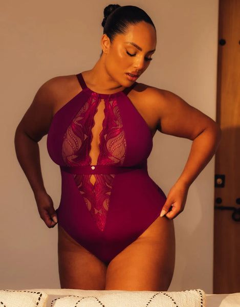 Indulgence Bodysuit ST010704 Berry Purple