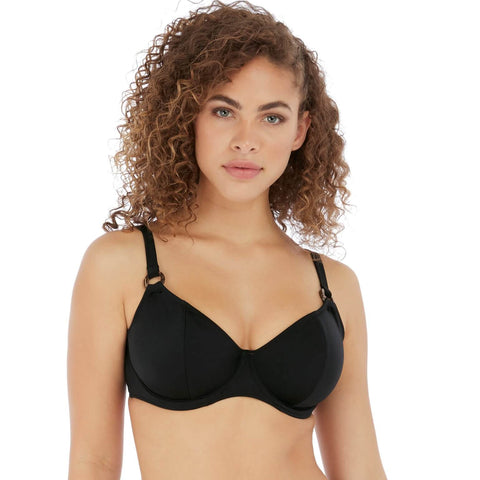 Coco Wave Plunge Bikini  AS7000 Black