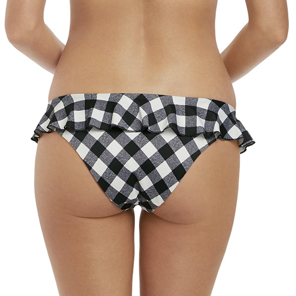Totally Check Italini Brief with Frill AS2927 Monochrome