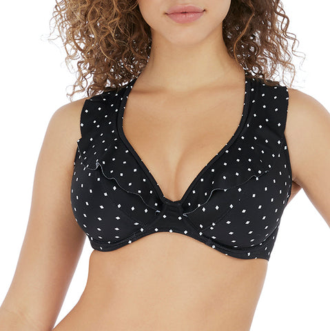 Jewel Cove High Apex Bikini AS7230 Black