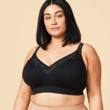 Sugar Candy Luxe Seamless Wirefree 28-8006 Black
