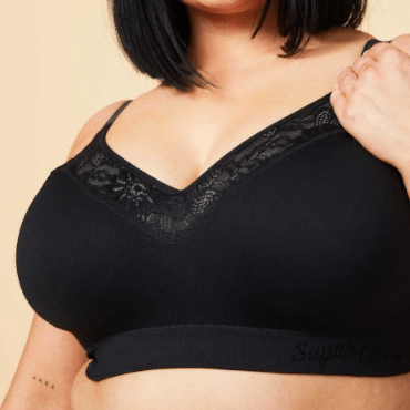 Sugar Candy Luxe Seamless Wirefree 28-8006 Black