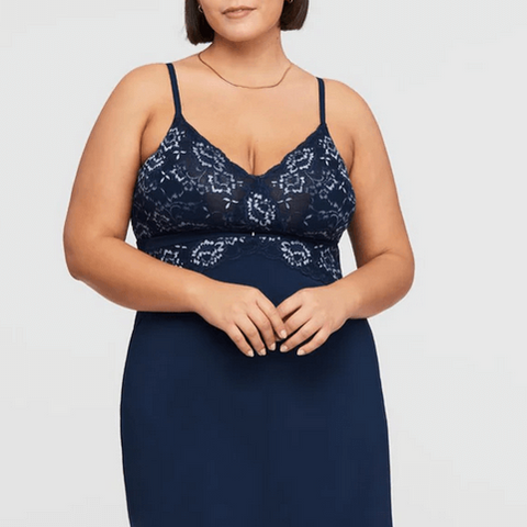 Bust Support Gown 9399 Gemstone Blue/Heaven