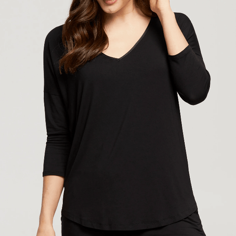 Drop Shoulder Top 6105 Black