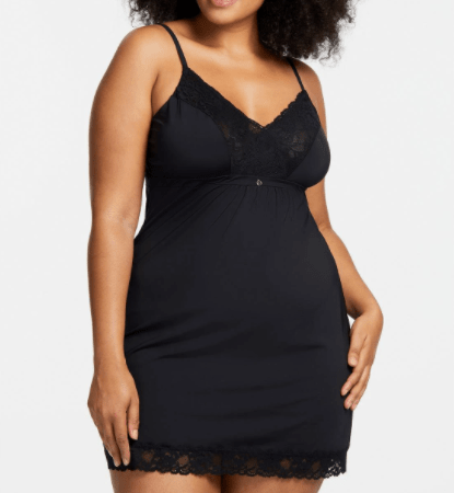 Bust Support Chemise 9194 Black
